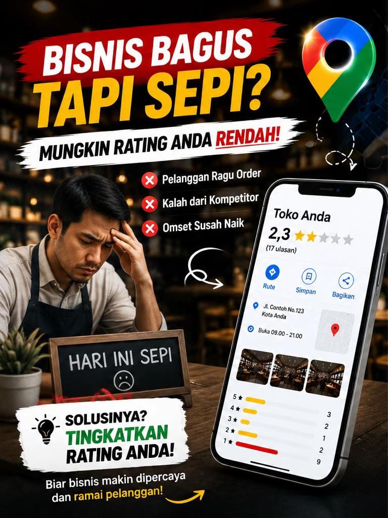 Post 1 by Jasa review google maps on TikTok (video)