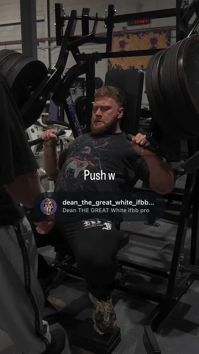 Post 7 by Dean THE GREAT White ifbb pro on Instagram (video)