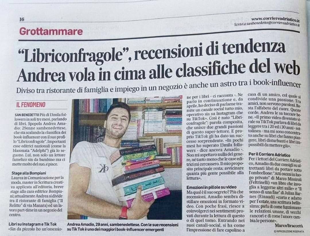 Post 10 by Andrea Collins Amadio🍓| Libri per ogni tema on Instagram (image)