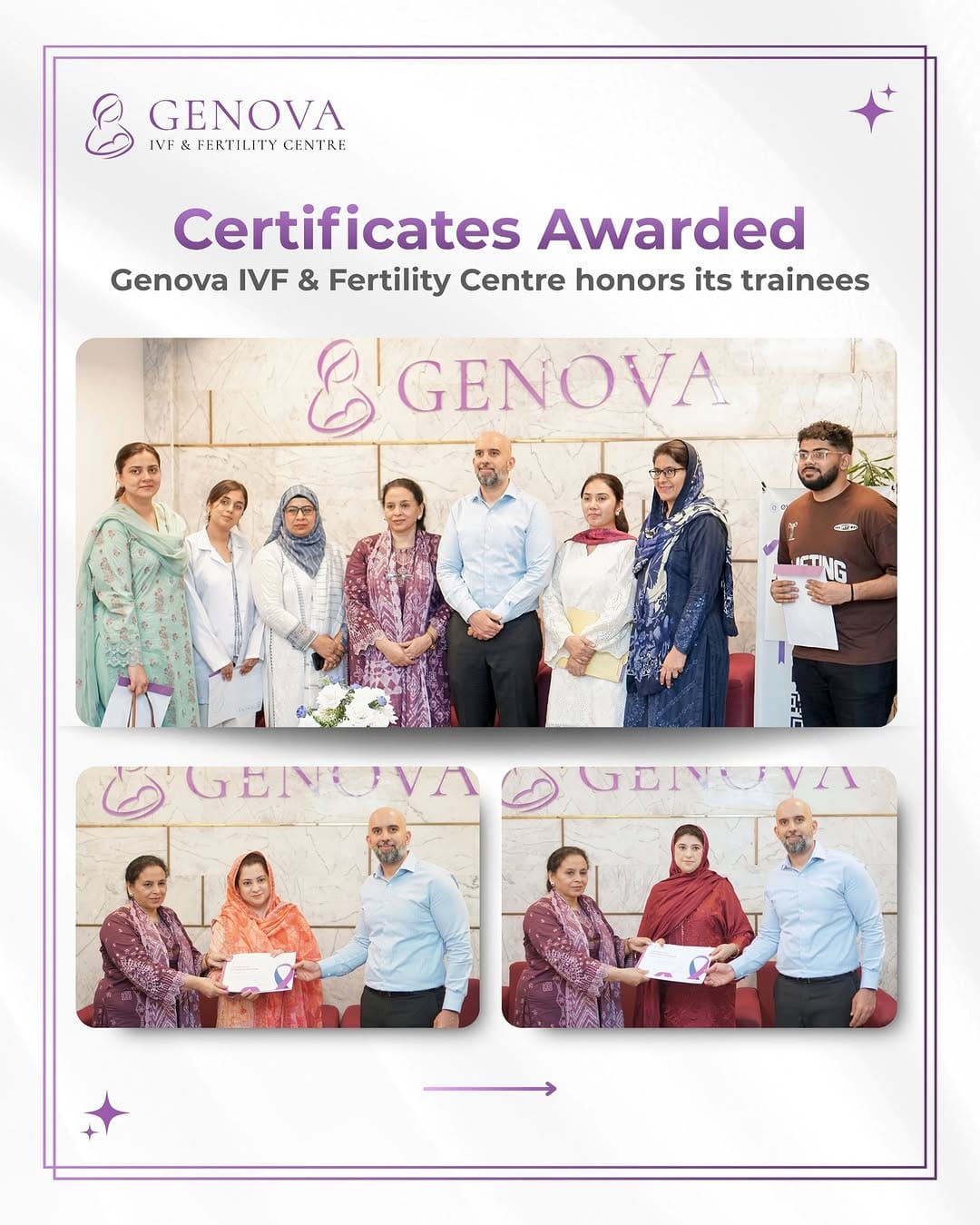 Post 3 by Genova IVF & Fertility on Instagram (carousel)