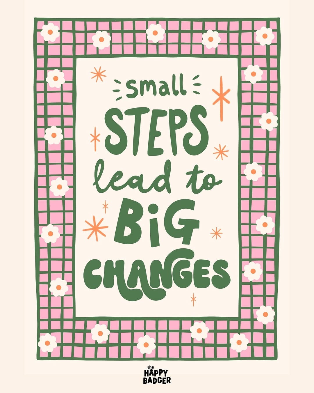 Post 3 by The Happy Badger | Colourful Home Decor, Wall Art & Stationery on Instagram (carousel)