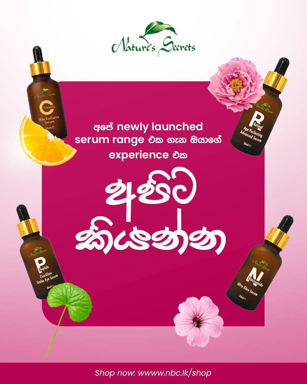 Post 2 by Nature's Secrets Sri Lanka on Instagram (image)