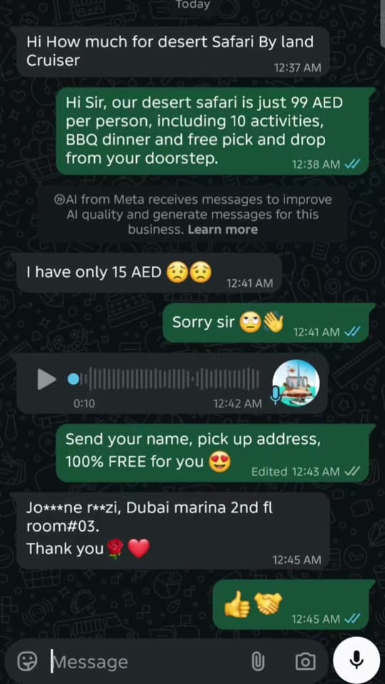 Post 2 by DESERT SAFARI DUBAI on TikTok (video)