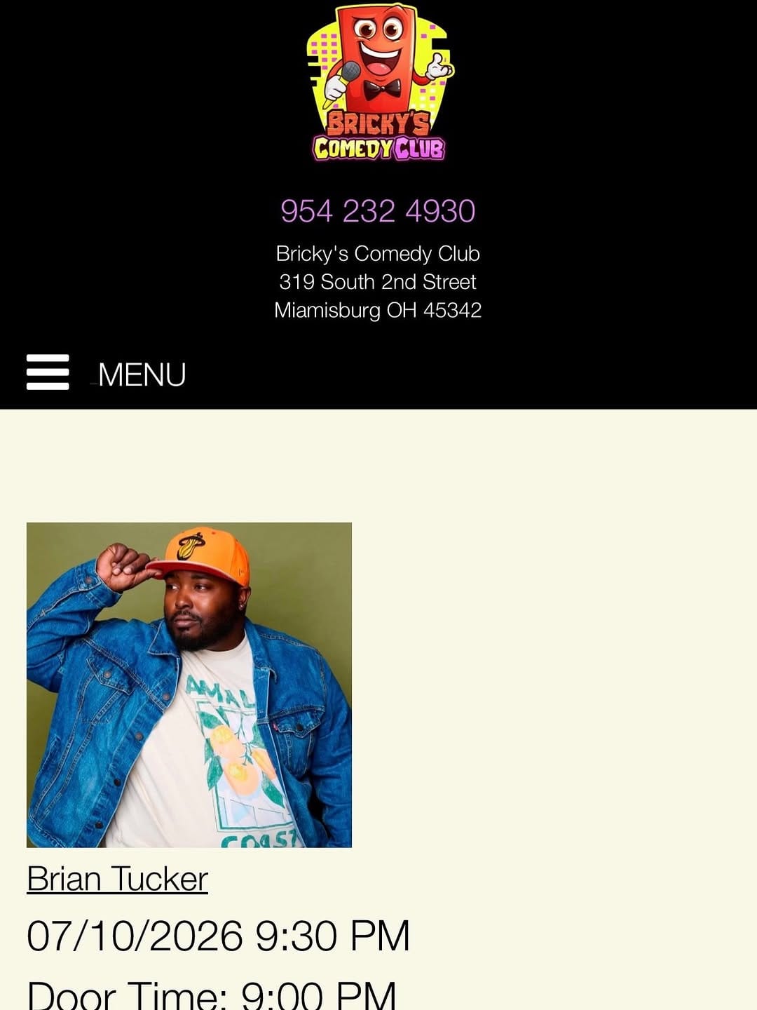 Post 1 by Comedian Brian Tucker on Instagram (carousel)