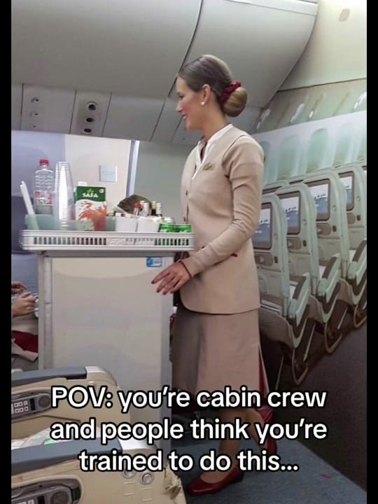 Post 8 by joycethecabincrew on TikTok (video)