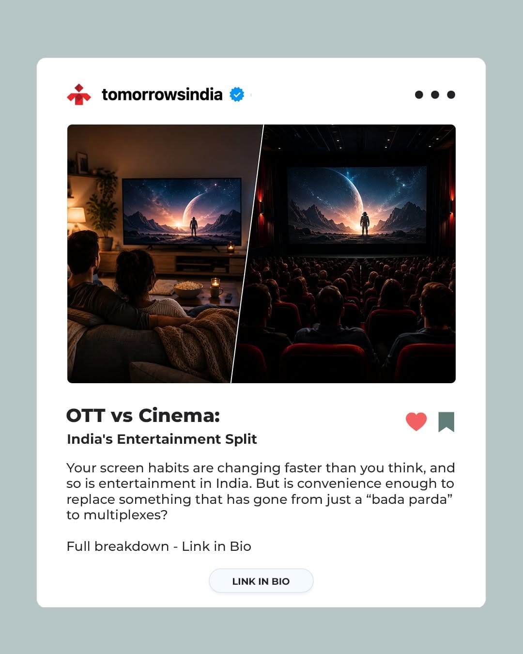 Post 4 by Tomorrow's India on Instagram (image)