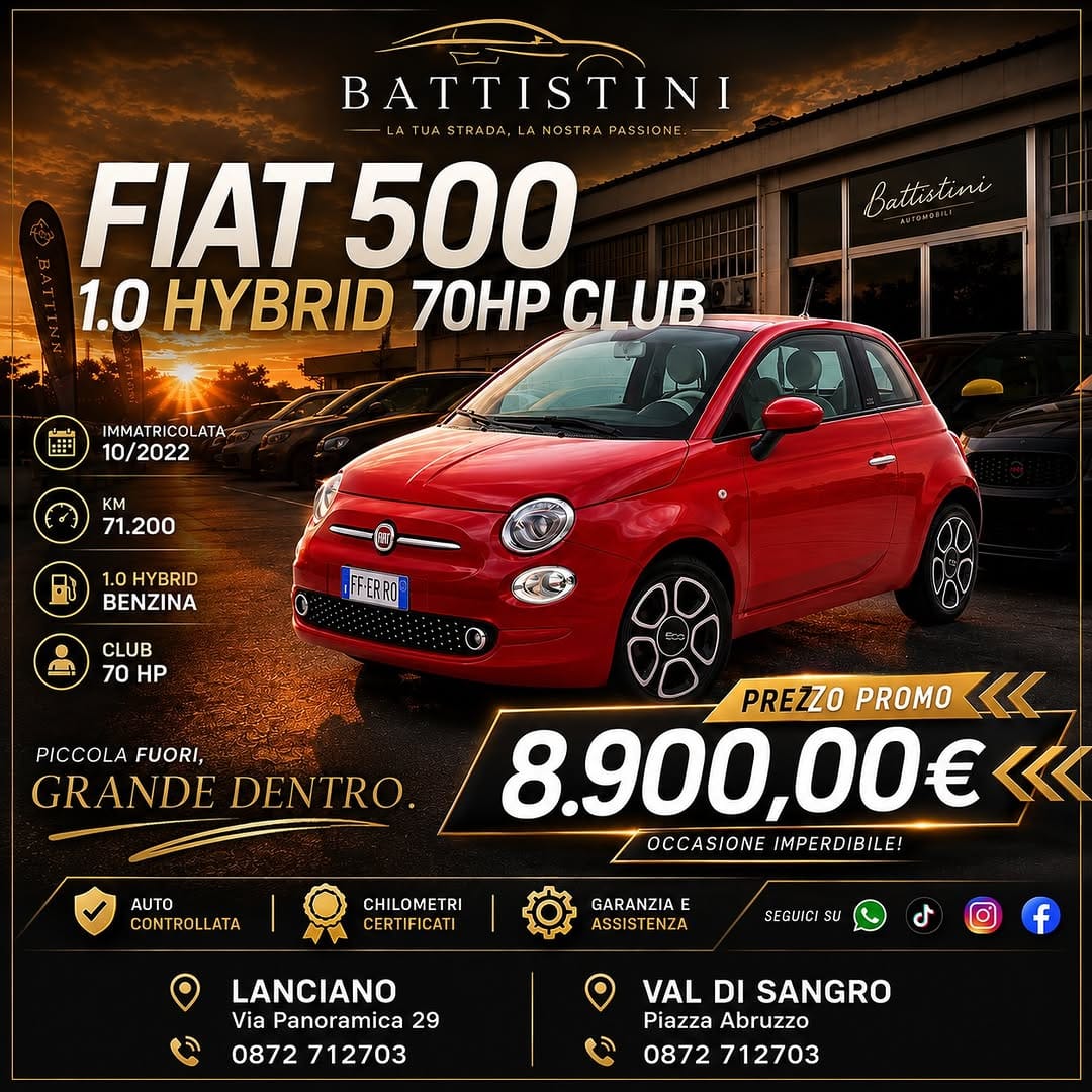 Post 5 by Concessionaria Battistini on Instagram (image)