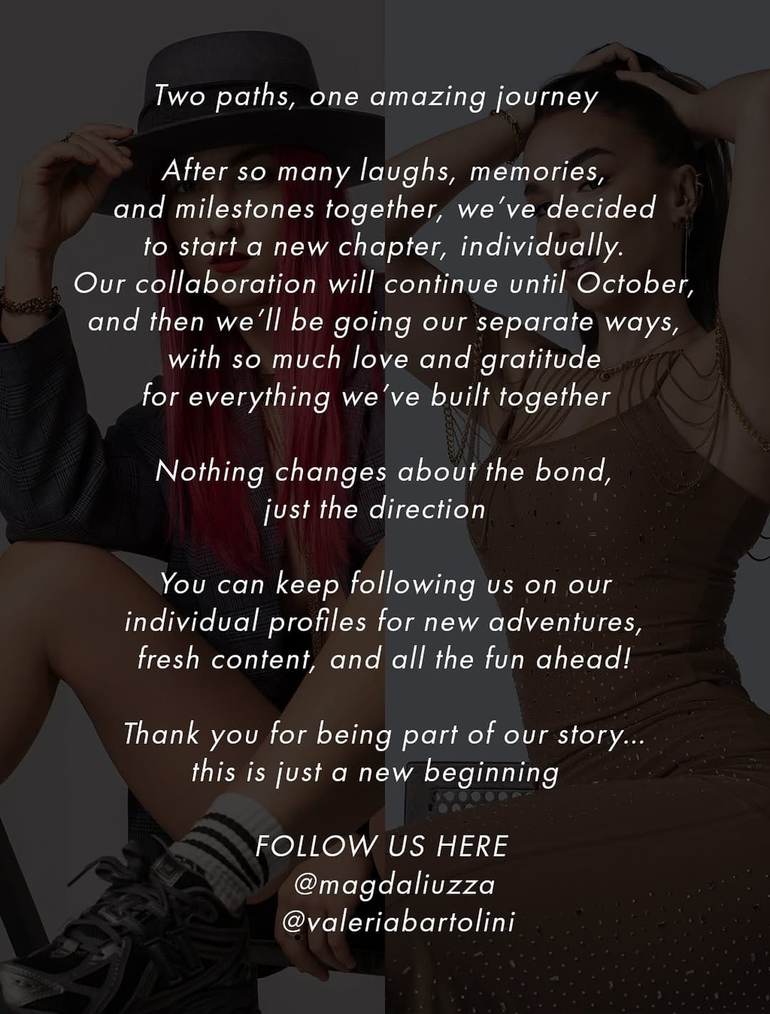 Post 1 by Magda & Valeria on Instagram (image)