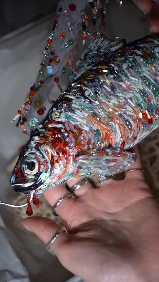 Post 2 by Embroidery on tulle on Instagram (video)