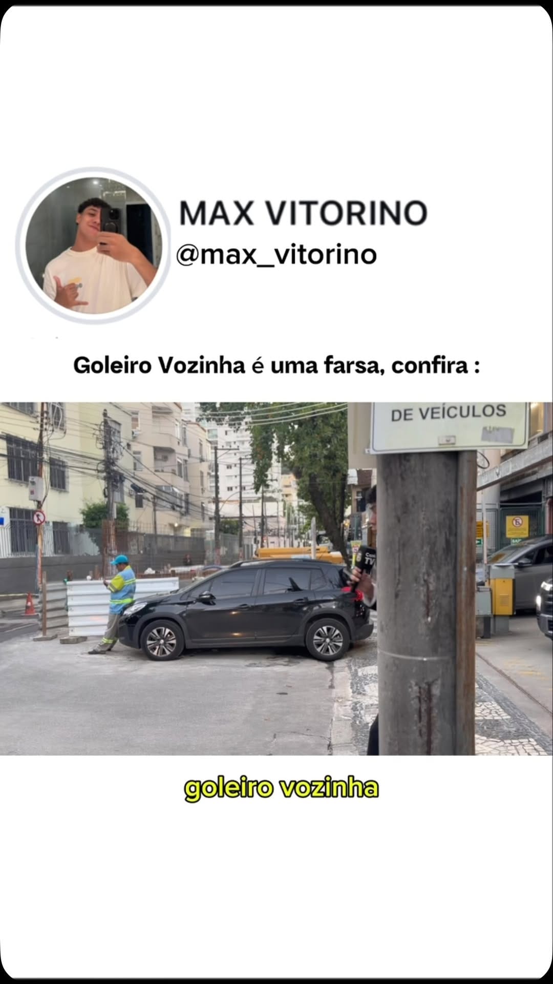 Post 1 by MAX VITORINO on Instagram (video)