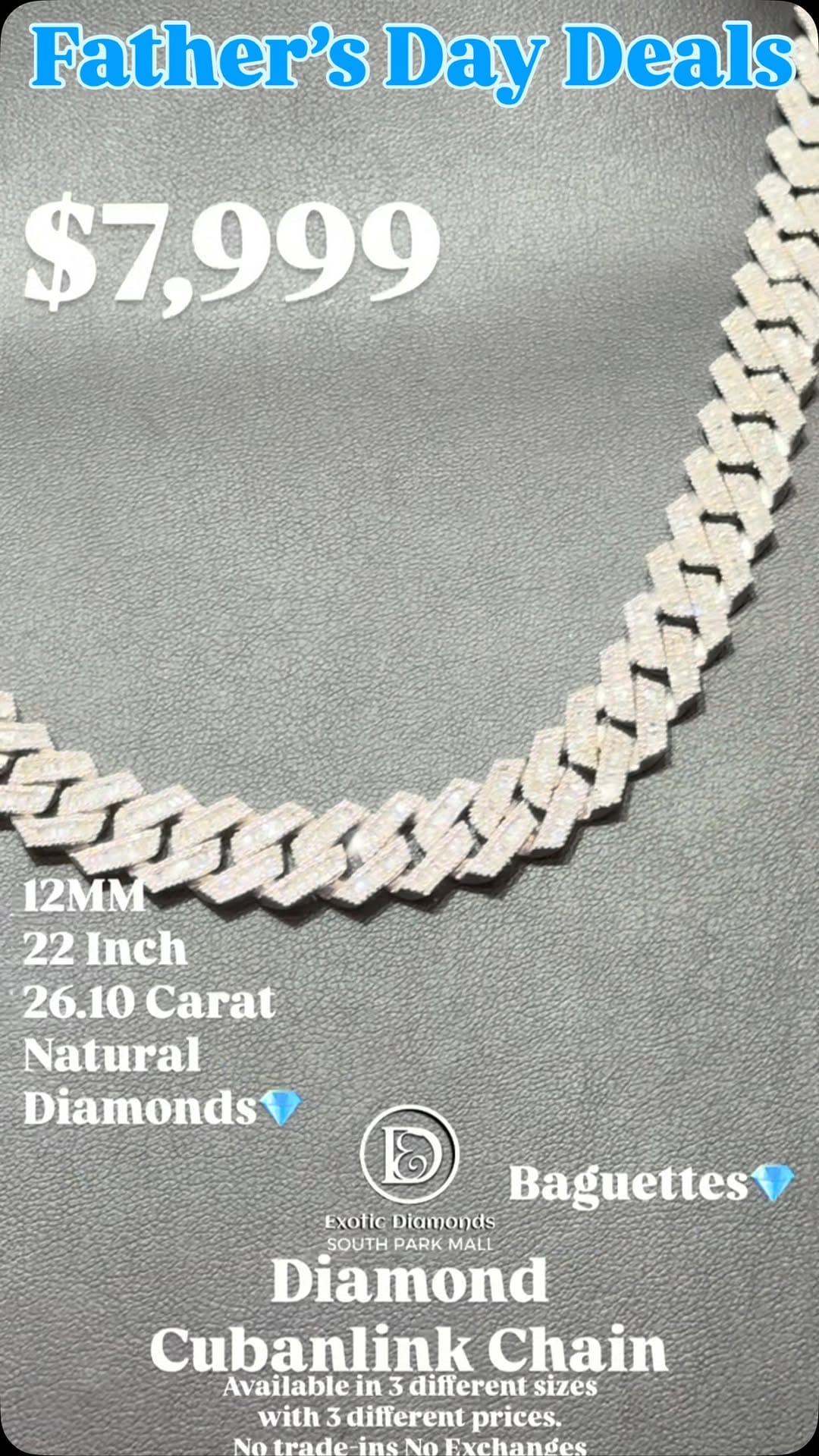 Post 2 by Exotic Diamonds on Instagram (video)