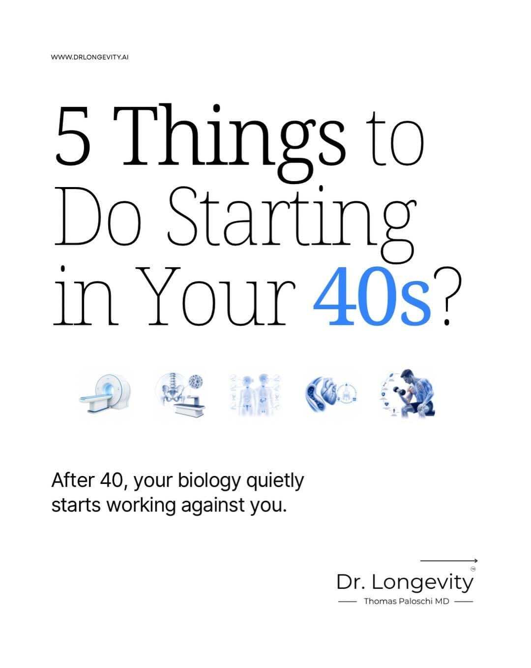 Post 3 by Thomas Paloschi MD | Dr. Longevity™ on Instagram (carousel)