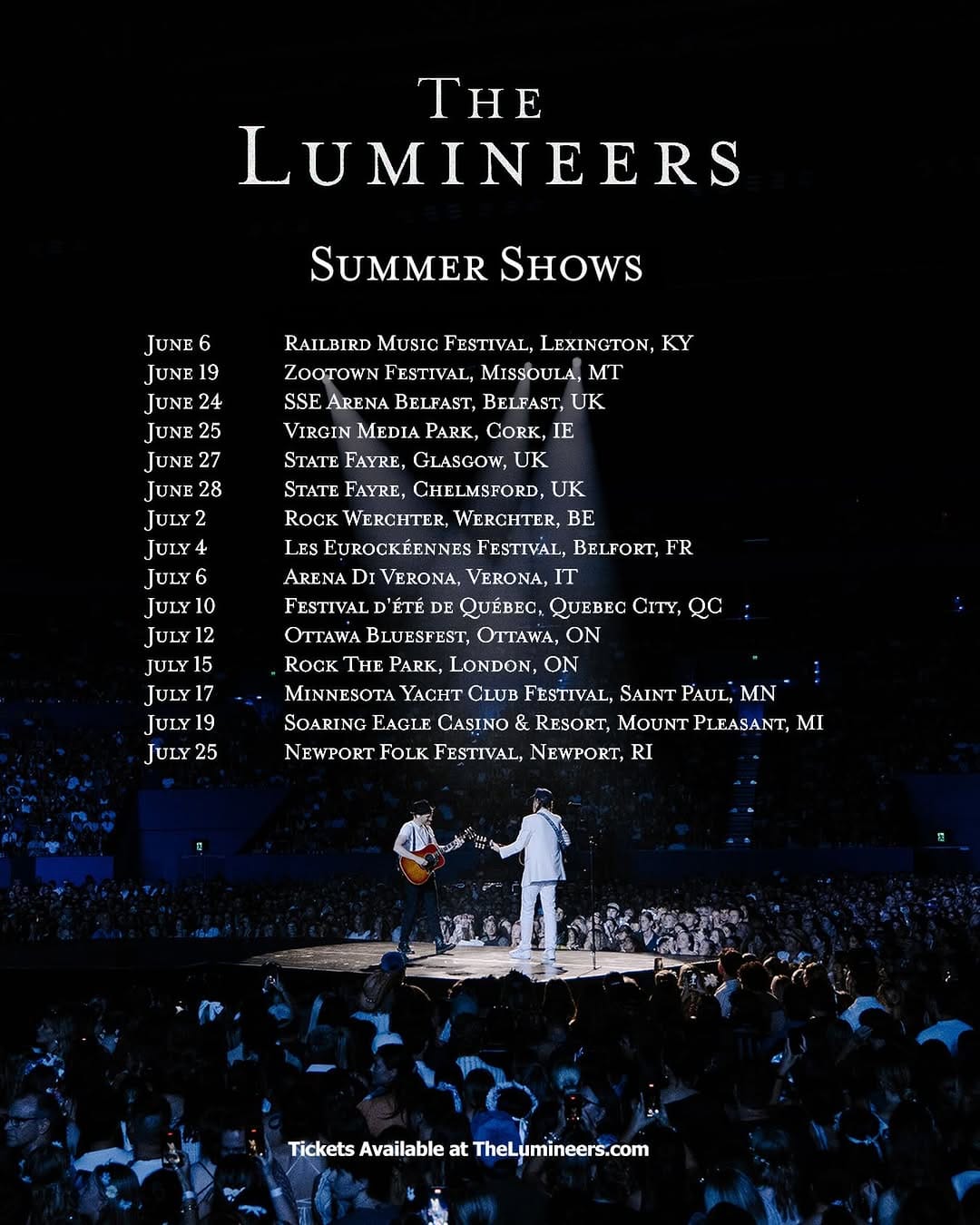 Post 9 by The Lumineers on Instagram (image)