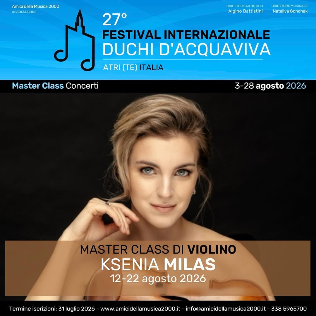 Post 3 by KSENIA MILAS VIOLINIST on Instagram (image)