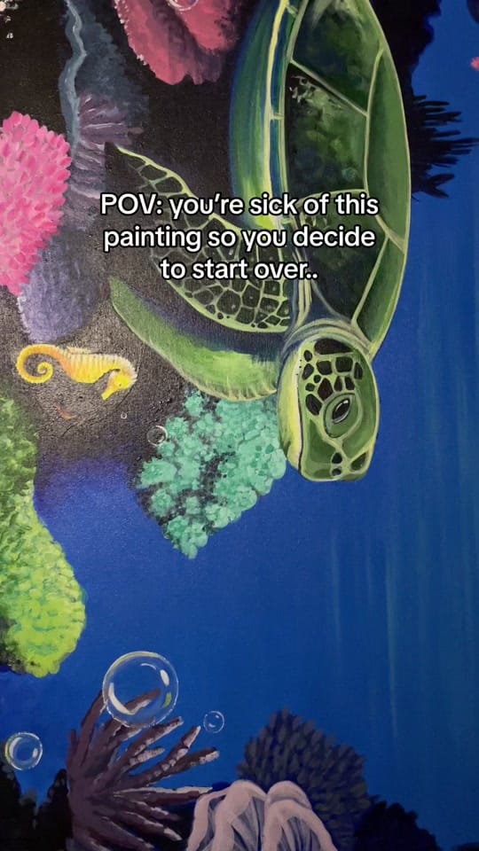 Post 7 by Miilo | Painter & Creator🎨✨ on TikTok (video)