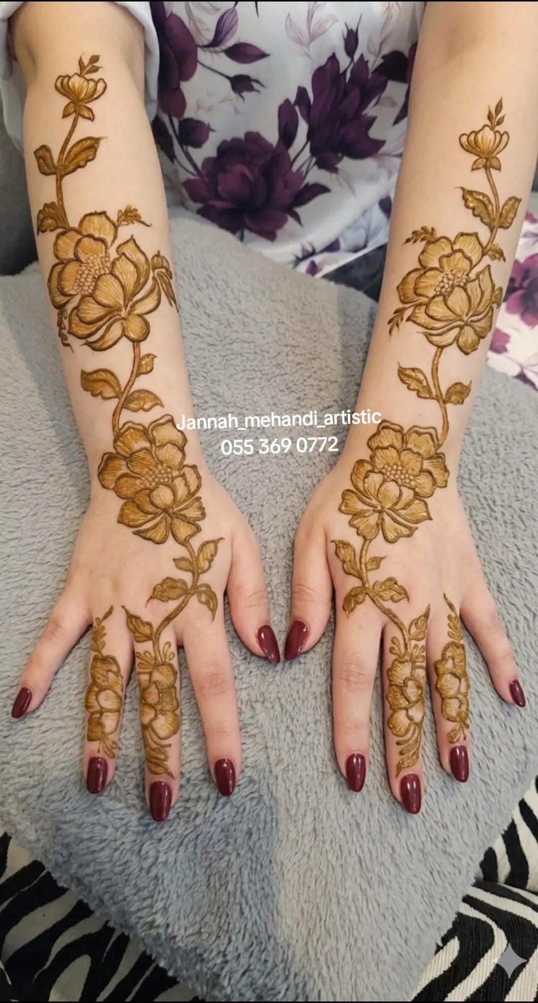 Post 7 by Jannah Mehandi Artistic on TikTok (video)