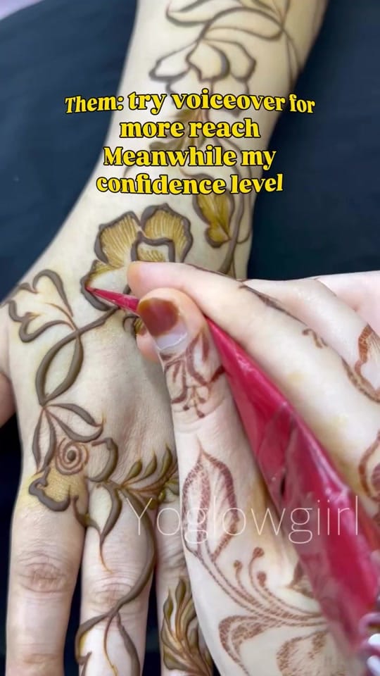 Post 5 by Dubai henna artist on TikTok (video)