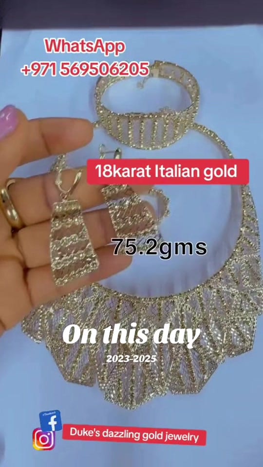 Post 1 by Duke's dazzling gold & Abaya on TikTok (video)