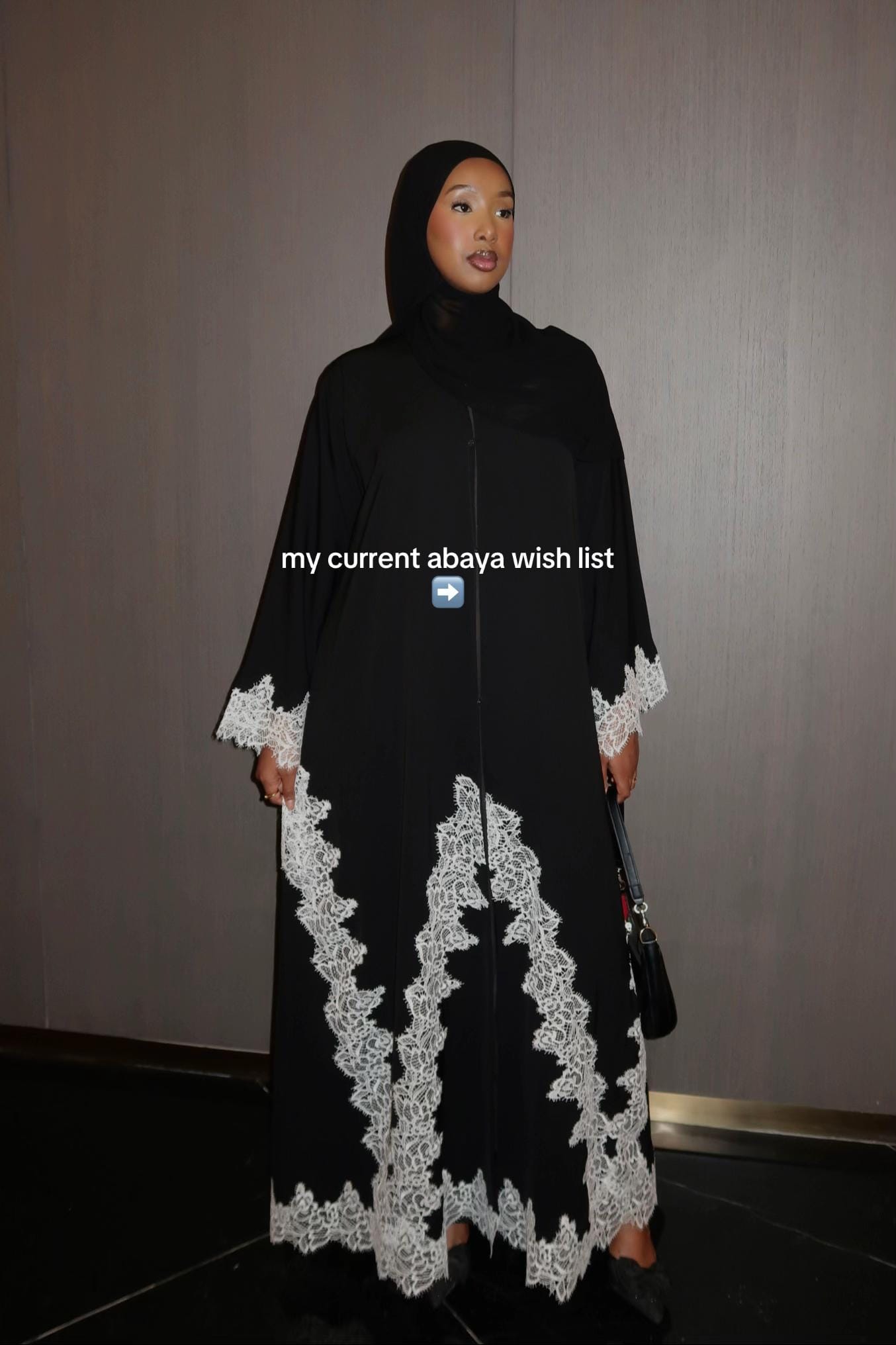 Post 6 by AYSUM ايسم | luxury abayas on TikTok (video)