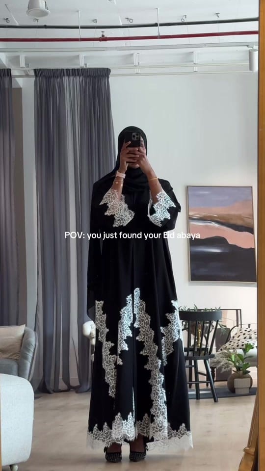 Post 10 by AYSUM ايسم | luxury abayas on TikTok (video)