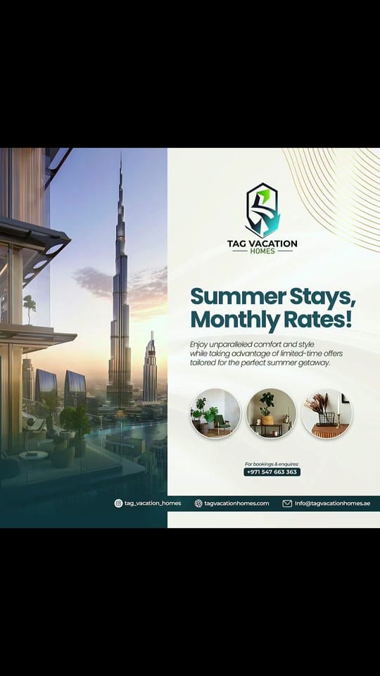 Post 3 by TagVacationHomes -Airbnb Dubai on TikTok (video)