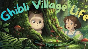 Post 3 by Ghibli village life on YouTube (video)