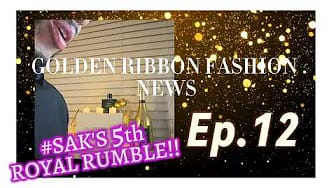 Post 7 by GOLDEN RIBBON FASHION NEWS on YouTube (video)