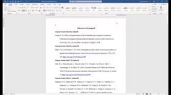Post 4 by APA Style Videos by Sam on YouTube (video)