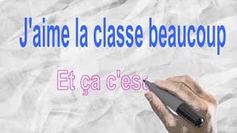 Post 3 by French Made Clear on YouTube (video)