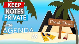 Post 6 by Agenda - Notes meets Calendar on YouTube (video)