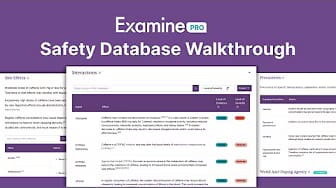 Post 1 by Examine.com on YouTube (video)