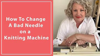 Post 10 by The Knitting Machine School on YouTube (video)