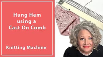 Post 2 by The Knitting Machine School on YouTube (video)