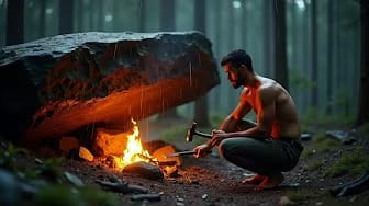 Post 1 by Primitive Shelter Life on YouTube (video)
