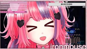 Post 8 by Ironmouse Highlights on YouTube (video)