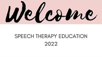 Post 1 by Speech Therapy Education on YouTube (video)