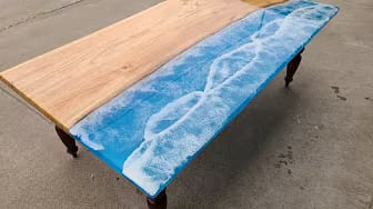 Post 7 by Pour Me A River (Premium Epoxy Resin) on YouTube (video)