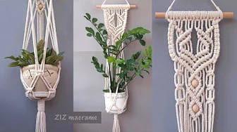 Post 10 by ZIZ macrame on YouTube (video)