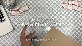 Post 7 by Paper Fleur by Jennifer on YouTube (video)