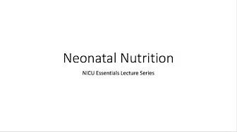 Post 3 by NICU Essentials on YouTube (video)