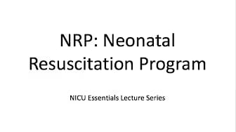 Post 2 by NICU Essentials on YouTube (video)