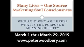 Post 7 by Soul Contact with Peter Woodbury on YouTube (video)