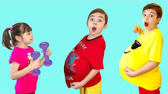 Post 2 by Milana and brothers on YouTube (video)