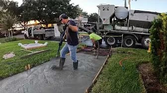 Post 5 by J Harris Concrete on YouTube (video)