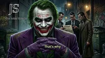 Post 3 by The Joker speaks on YouTube (video)