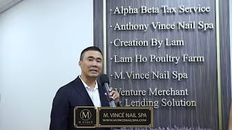 Post 4 by Vinh Ho - M. Vincé & Anthony Vincé Nail Spa on YouTube (video)