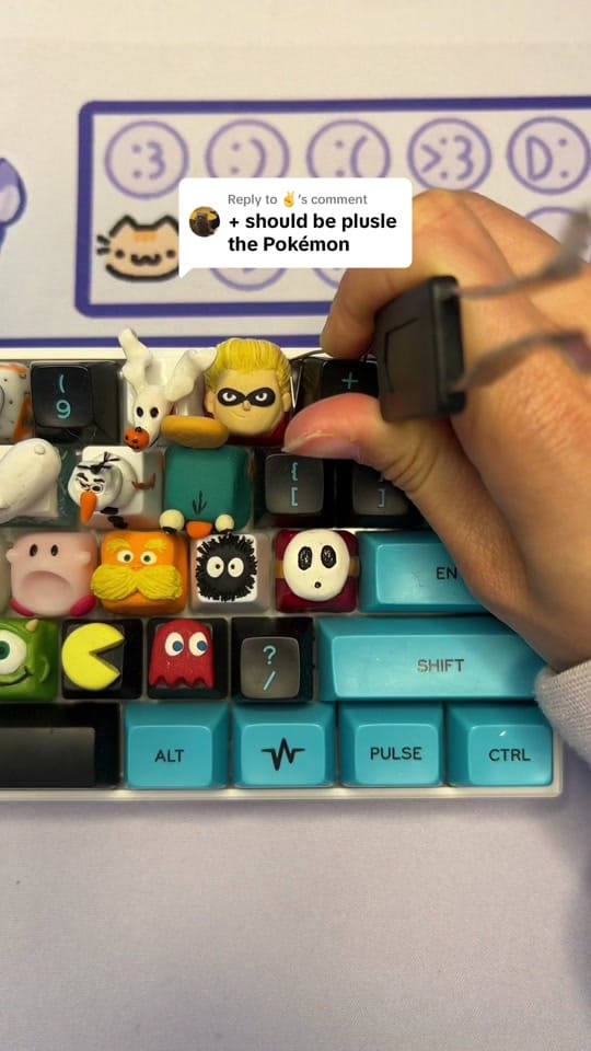 Post 10 by tiny - keycap maker on TikTok (video)
