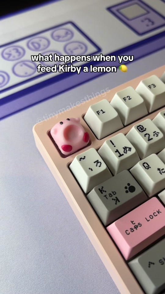 Post 9 by tiny - keycap maker on TikTok (video)