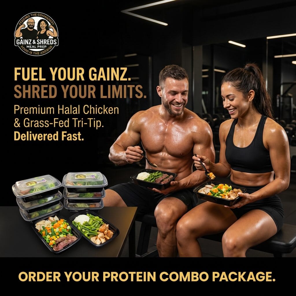 Post 3 by Gainz and Shreds Meal Prep®️ | San Jose | health food service on Instagram (image)