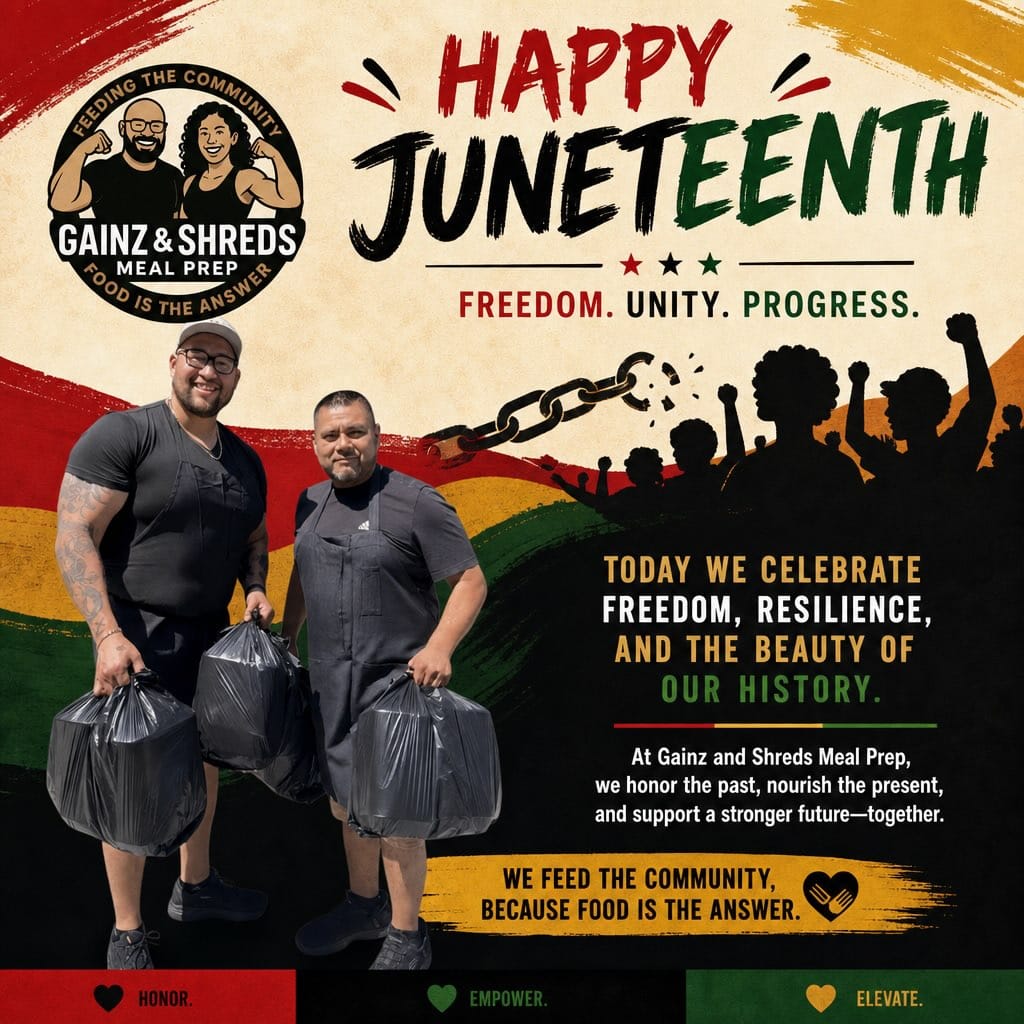 Post 4 by Gainz and Shreds Meal Prep®️ | San Jose | health food service on Instagram (image)